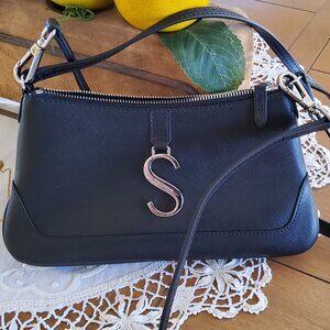 Strathberry S Collection Shoulder Bag in Black